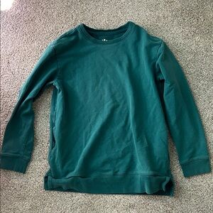 Primary Teal Pullover Crewneck